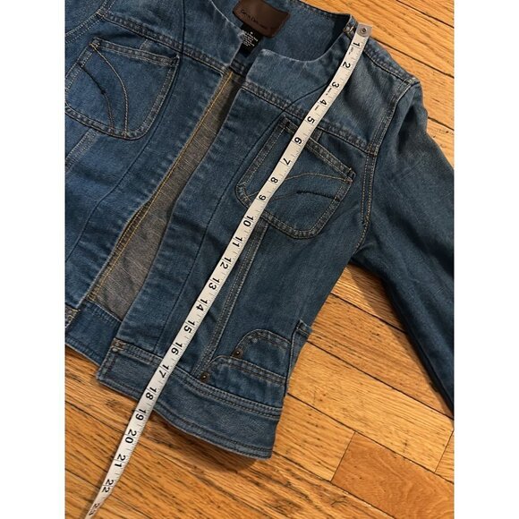 Womens Size M Calvin Klein Jean Jacket Blazer - Picture 5 of 7